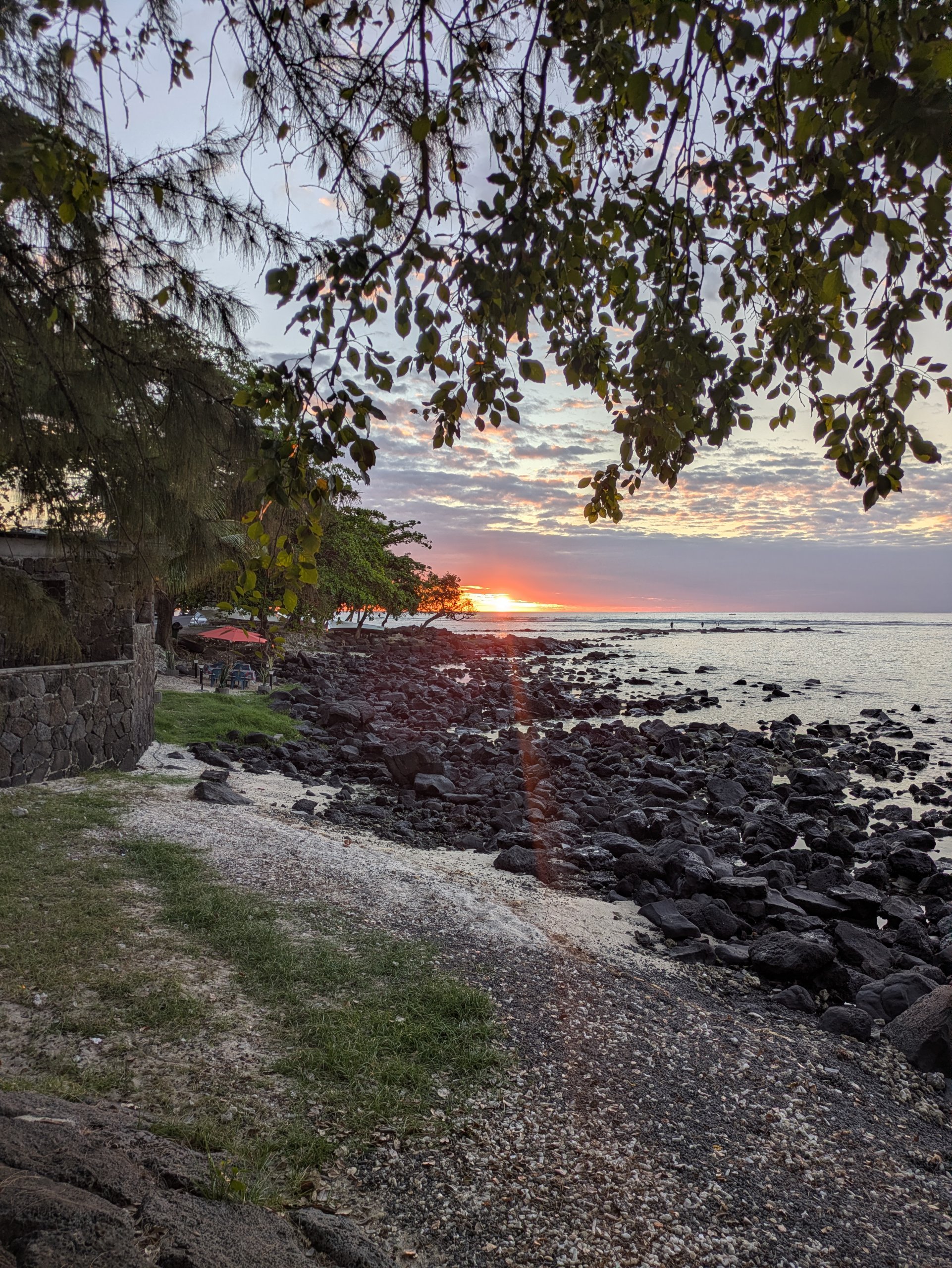 trou aux biches sunset